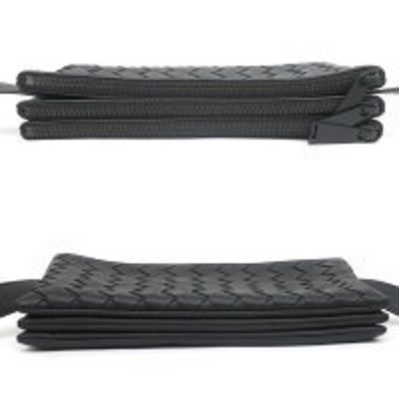 Bottega Veneta Mini Triple Shoulder Bag  - Black - Picture 9 of 9